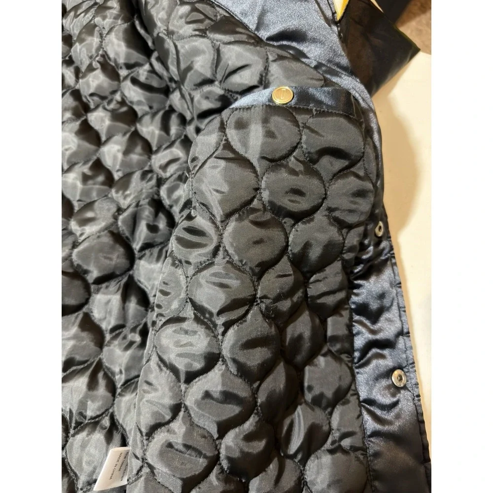 Mario Kart Nintendo DeKryptic Satin Jacket Mario Bowser Patch Size L